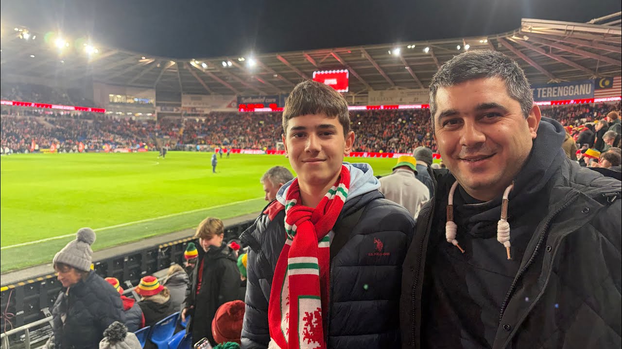 We Went to the Wales vs North Macedonia Match! 🇬🇧⚽ Our Full Match-Day Experience