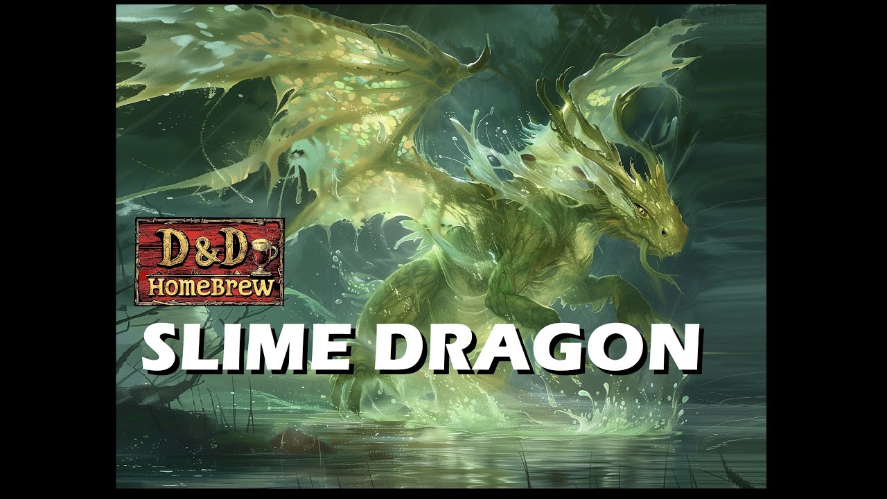 Slime Dragon - Dungeons and Dragons Lore- Forgotten Realms