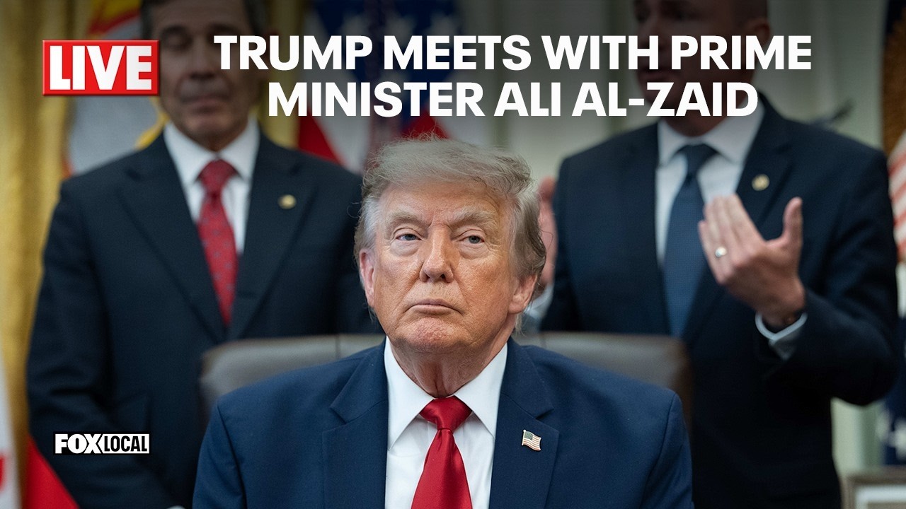 LIVE: Trump meets with Prime Minister Ali al-Zaid of the Republic of Iraq