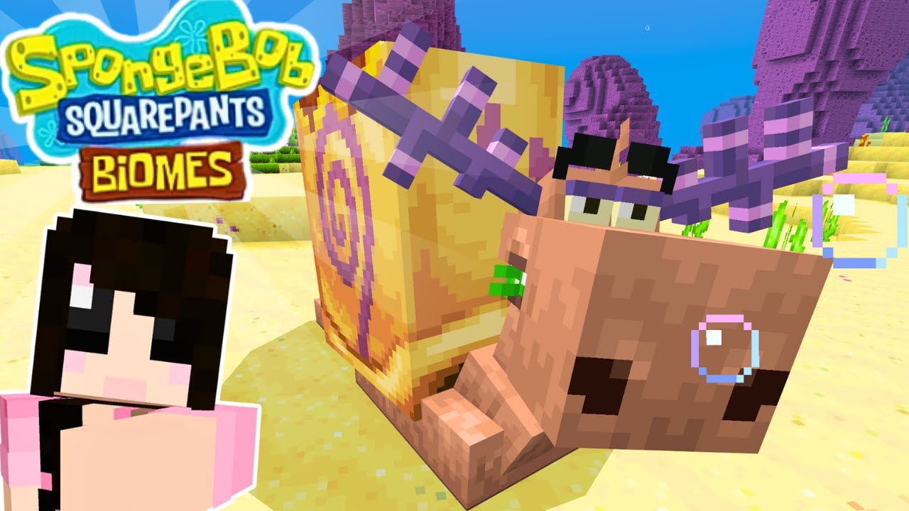 Первый взгляд на биомы Губки Боба! 🍍Minecraft
