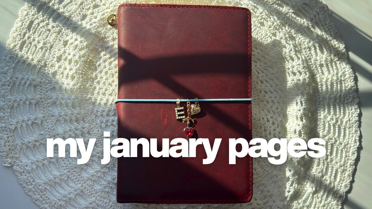 my january bullet journal set up for 2026 + scrapbook maximalist aesthetic ✨🍀