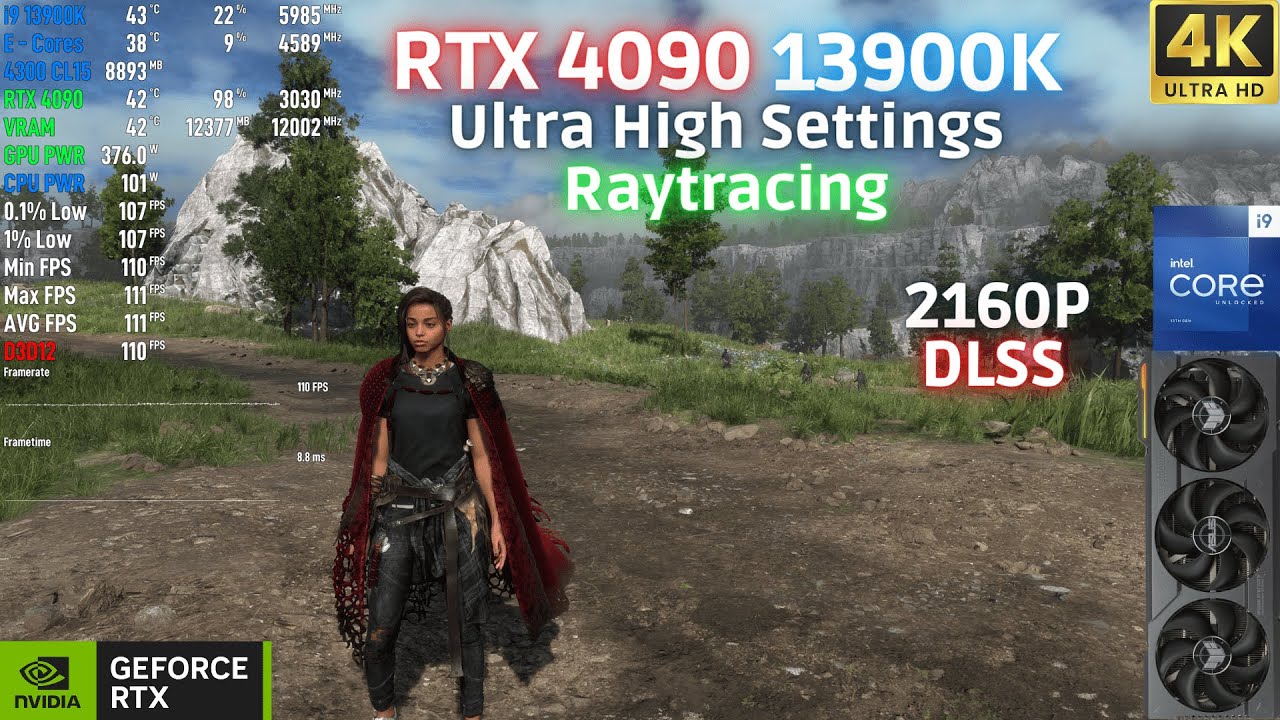 Forspoken - RTX 4090 | 13900K 6GHz - 4K & 4K DLSS - Ultra High Settings - Raytracing