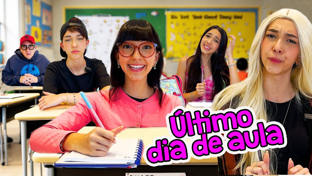 TIPOS DE ALUNOS NA ESCOLA !! ÚLTIMO DIA DE AULA | Luluca