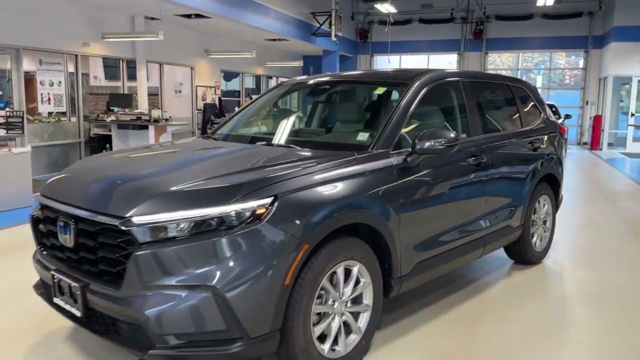 2026 Honda CR-V AWD EX | Meteorite Gray with Gray Interior