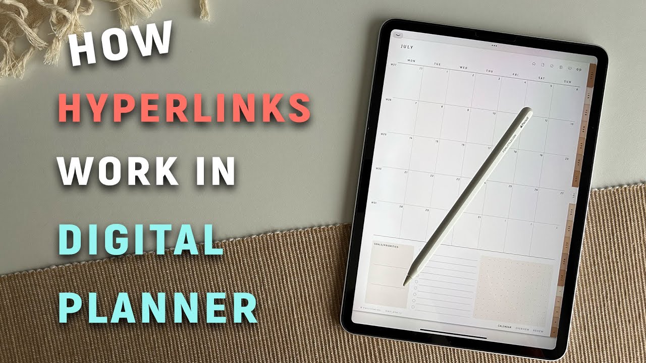 How Hyperlinks Work in Digital Planner 2026