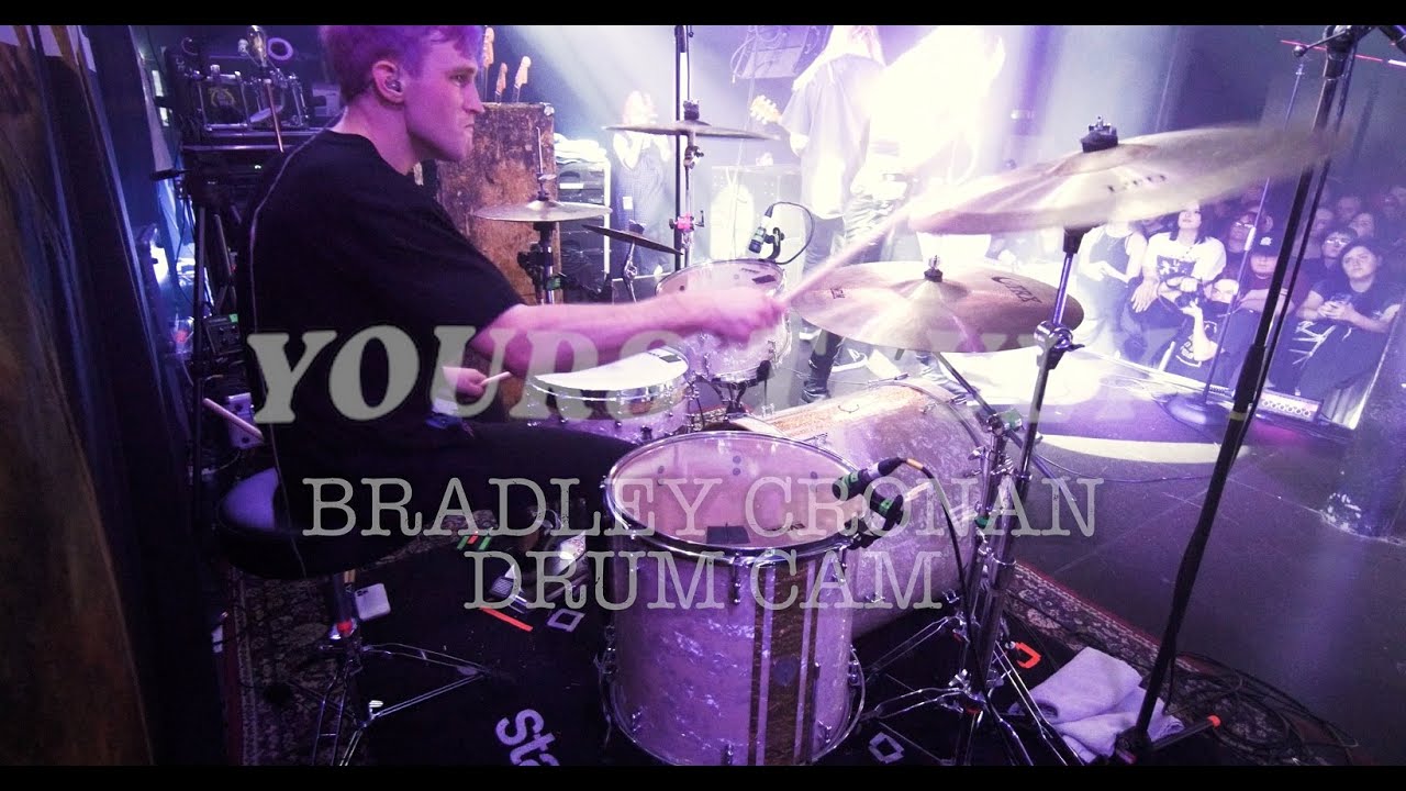 YOURS TRULY - 4K - BRADLEY CRONAN DRUM CAM - FULL SET - G2, GLASGOW - 02.11.21