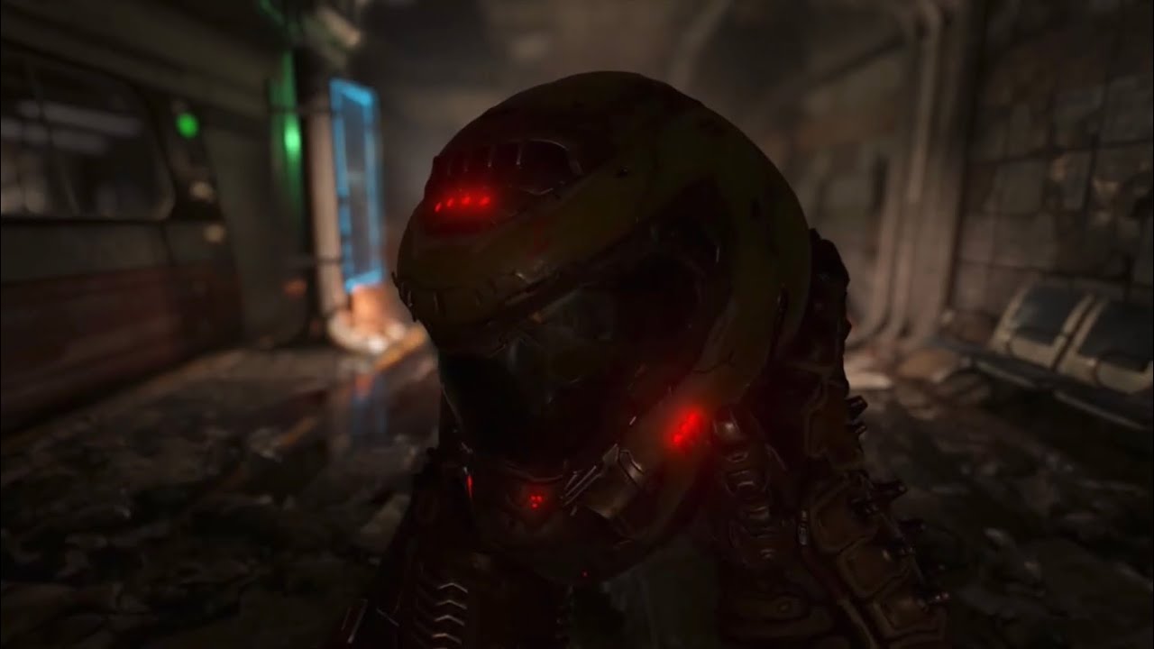 Doom Eternal Unused Helmet intro animation