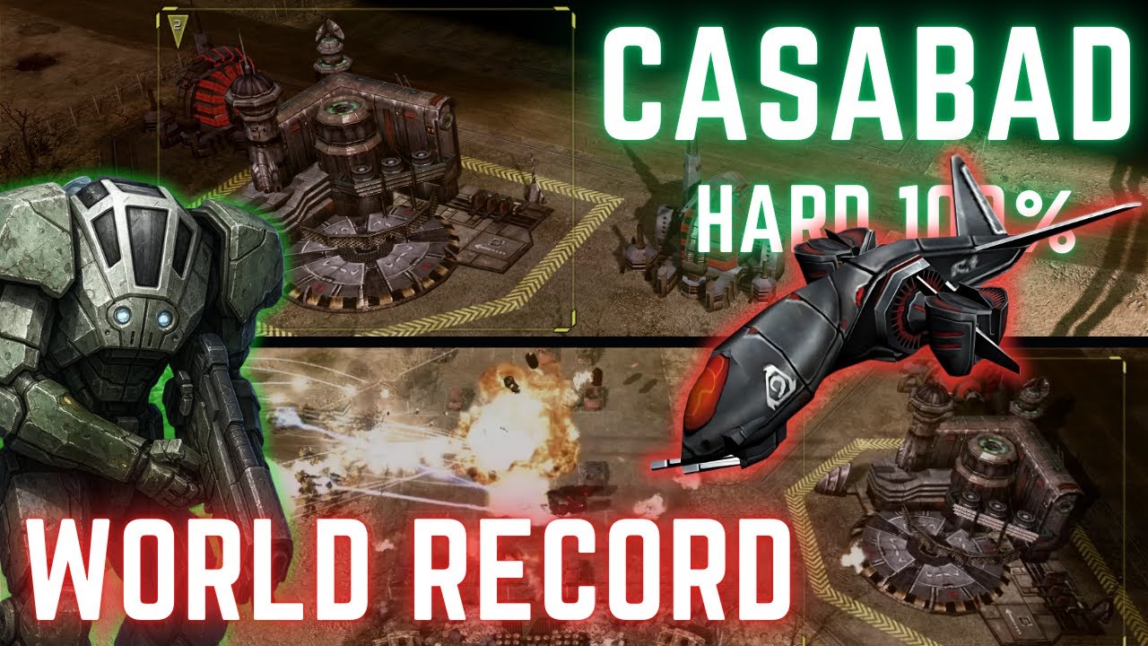 C&C3 Tiberium Wars GDI Casabad [Сложный, любой %] МИРОВОЙ РЕКОРД