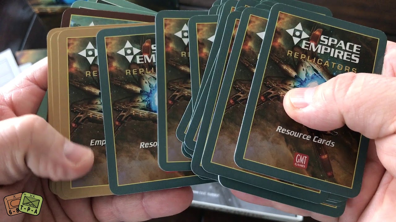 Распаковка: Space Empires 4X: Replicators Expansion от GMT Games — The Players' Aid