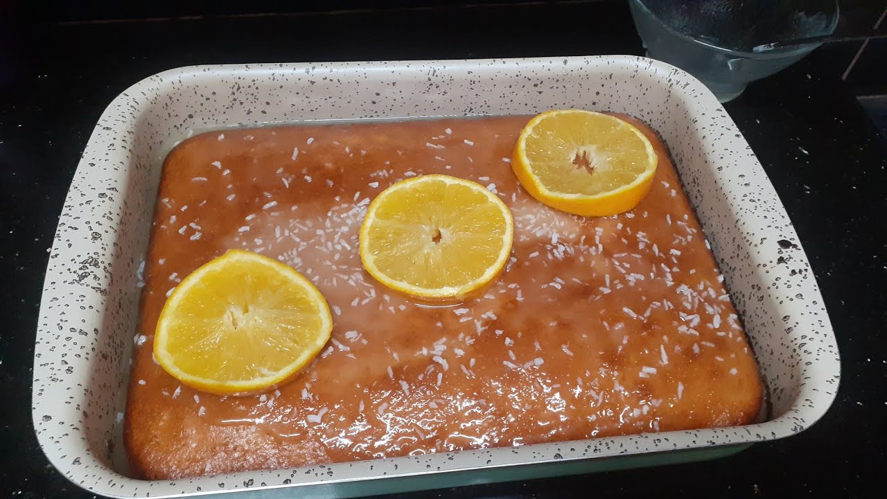 كيكة البرتقال الصيامى🍊 بجوز الهند🥥 مفيش أحلى من كدة مع مريم عارفMariam Aref