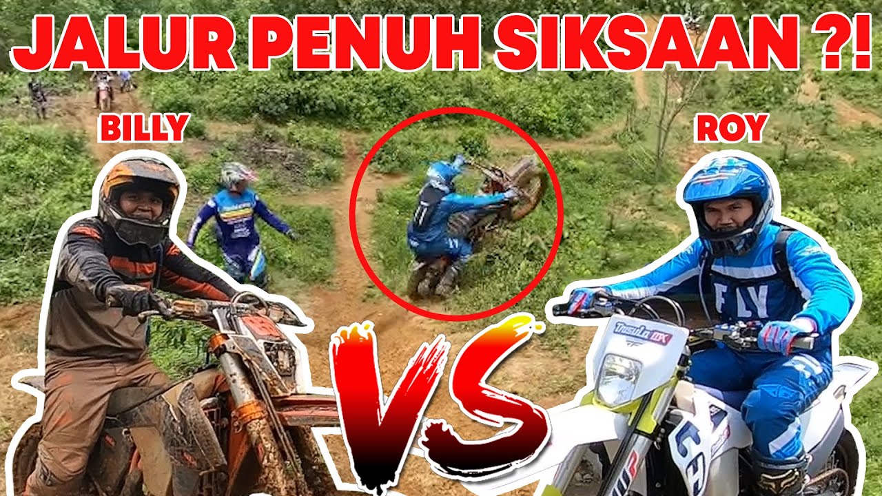 PERTAMA KALI TRABAS BARENG BILLY SYAHPUTRA, ROY HAMPIR MATI KETUSUK POHON !!