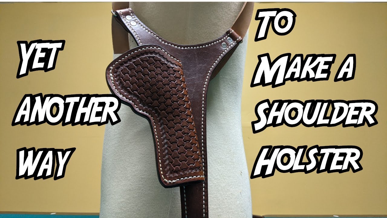 Making a different style of Leather Shoulder Holster