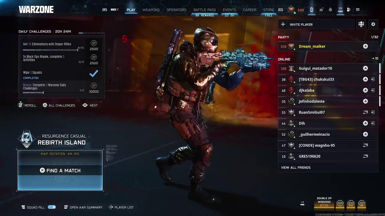 Treino 4h Call of Duty