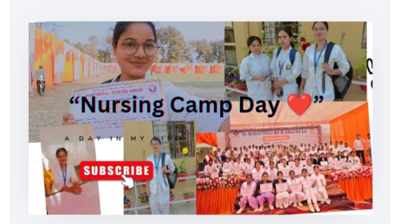 Nursing Camp Day ❤️ | A Day in My Life as a Nursing Student 👩‍⚕️✨