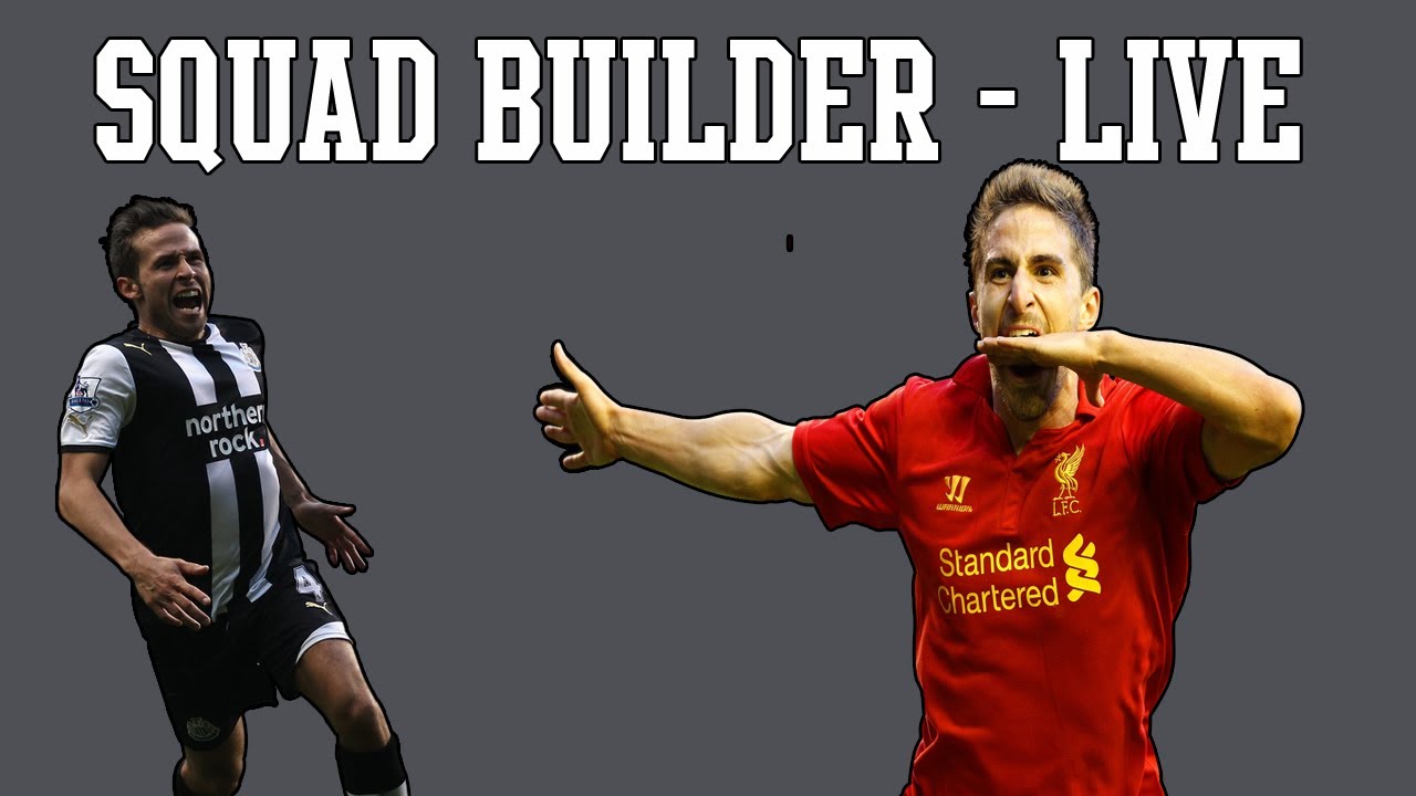 Fifa 13 Ultimate Team - Squad Builder LIVE - Non Rare Prem