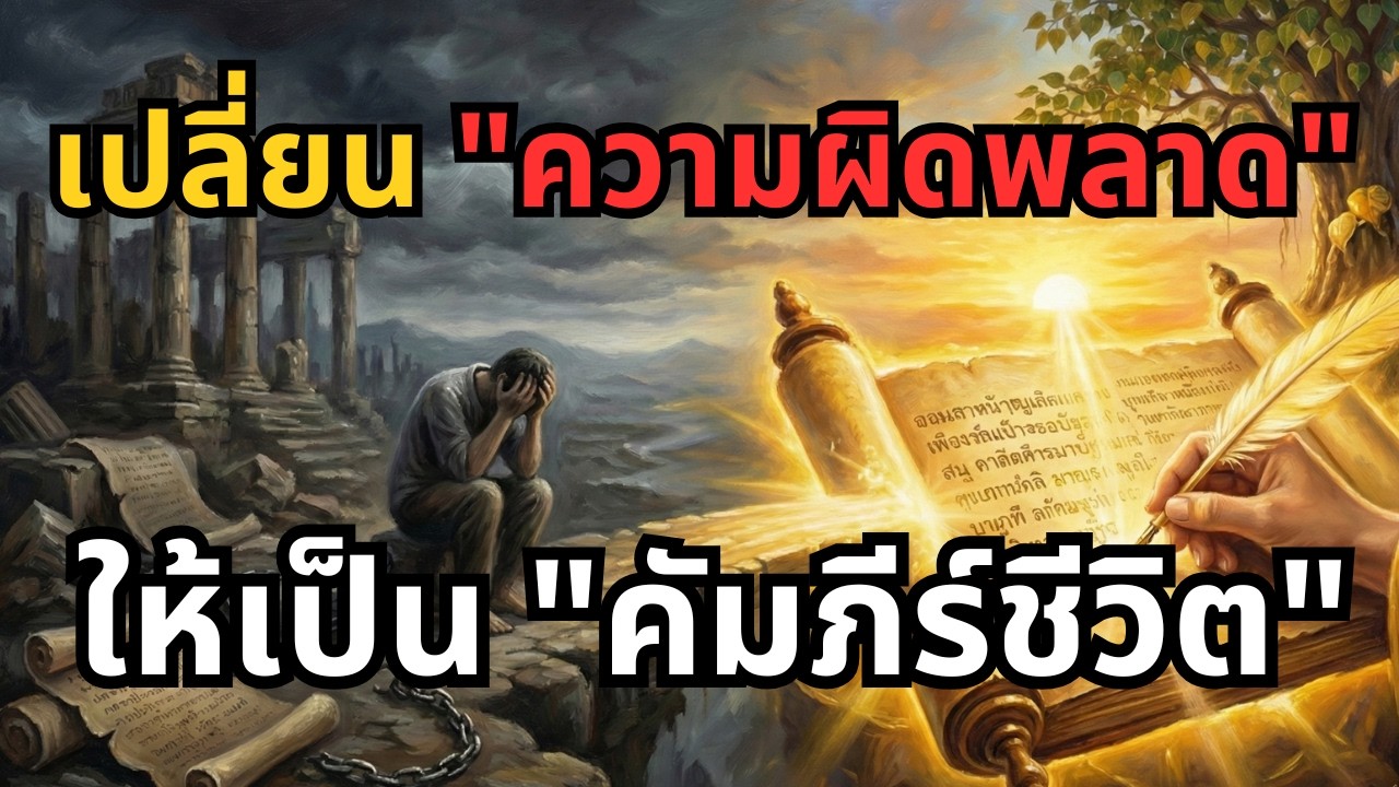 เปลี่ยน ความผิดพลาด ให้เป็น คัมภีร์ชีวิต | มุมคิดพุทธธรรม
