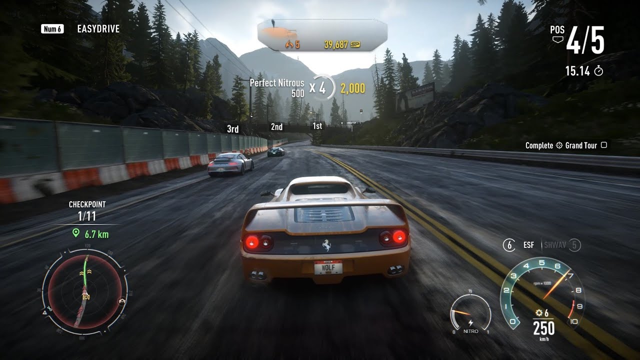 Need for Speed Rivals Ultra Realistic Graphics RTX 4060 60fps Ferrari F50