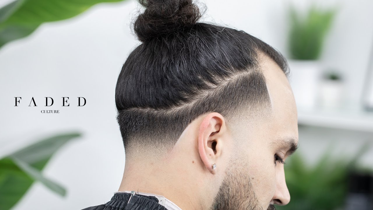 PERFECT SKIN TAPER FADE WITH MAN BUN, STEP BY STEP TUTORIAL, HOW TO!!! 2K21