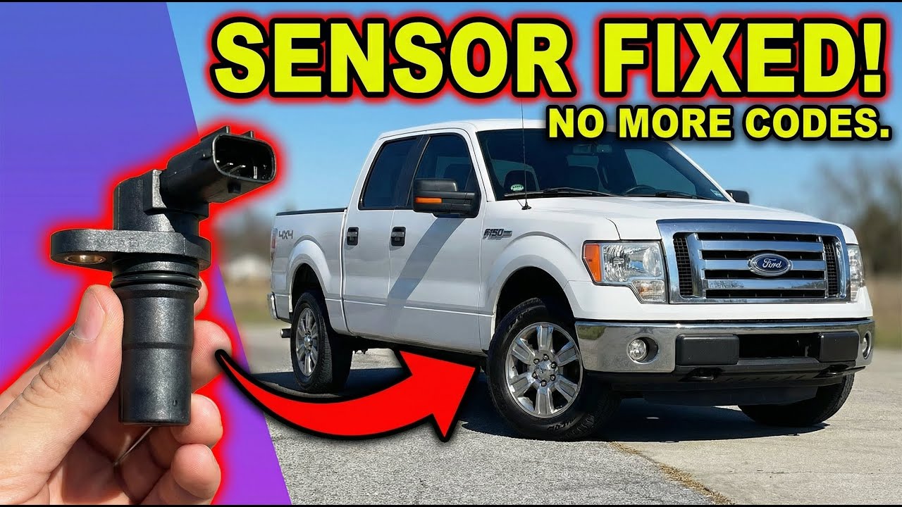 Замена датчика частоты вращения выходного вала Ford F150 2012 года