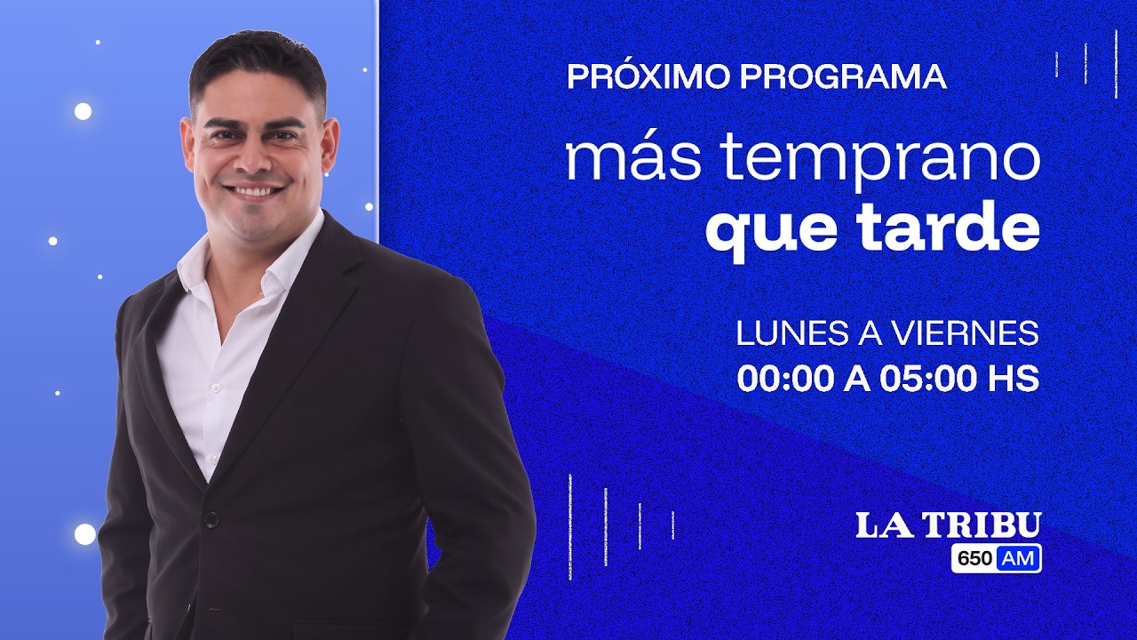 EN VIVO - La Tribu 650 AM -📻 EL PROGRAMA MÁS TEMPRANO QUE TARDE | Lunes a Viernes | 0:00 a 5:00 hs