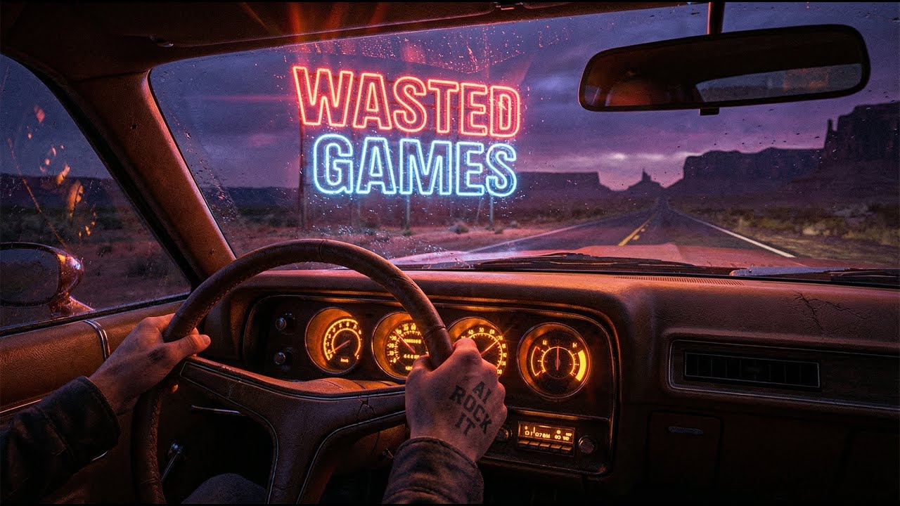 Wasted Games 🎸 Driving Indie Rock Anthem | AI ROCK IT