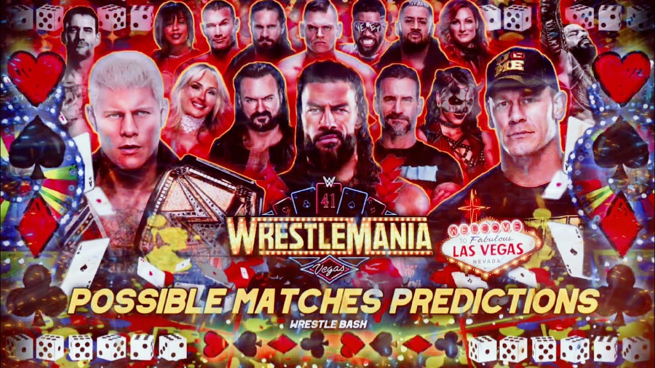 WWE WrestleMania 41 Possible Matches Predictions