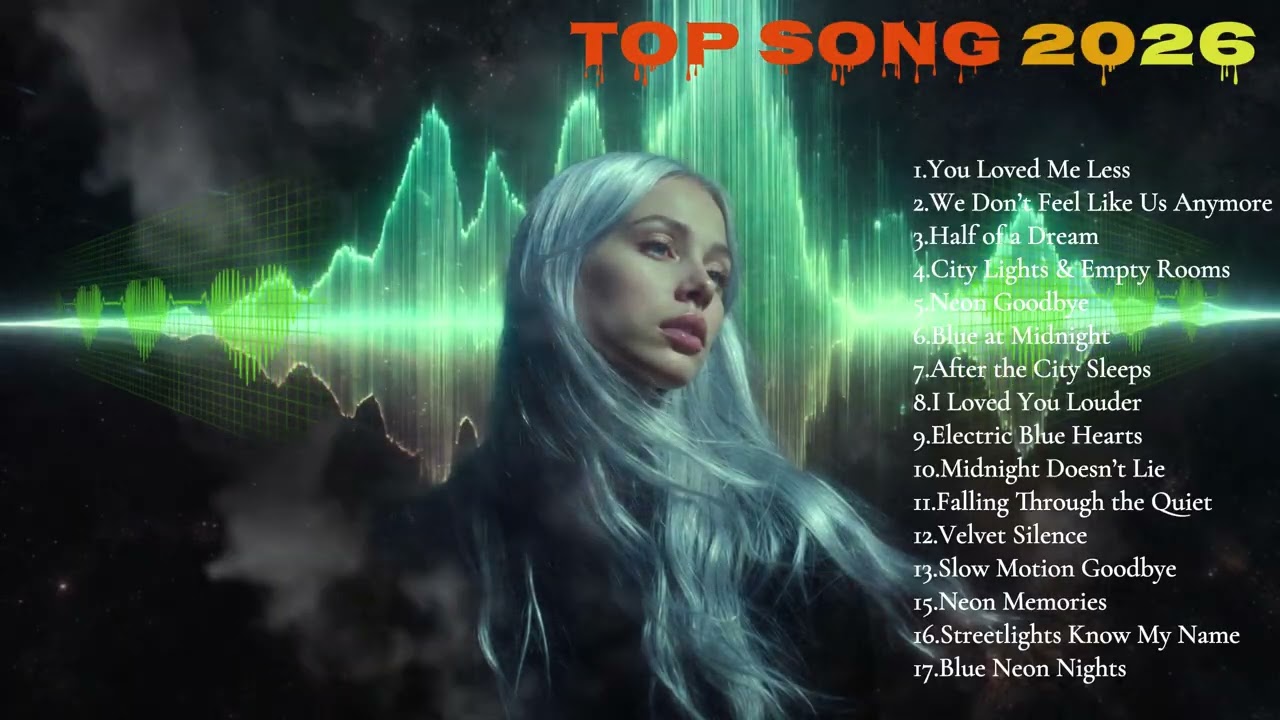 Blue Neon Nights 💙 | Emotional Pop 2026 | Electric Blue Night Drive Song