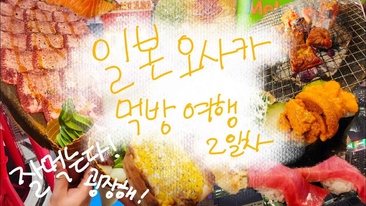 누가 남 먹기만 하는 걸 30분 동안 보나요;; [일본 오사카 여행 2일차 브이로그/VLOG]