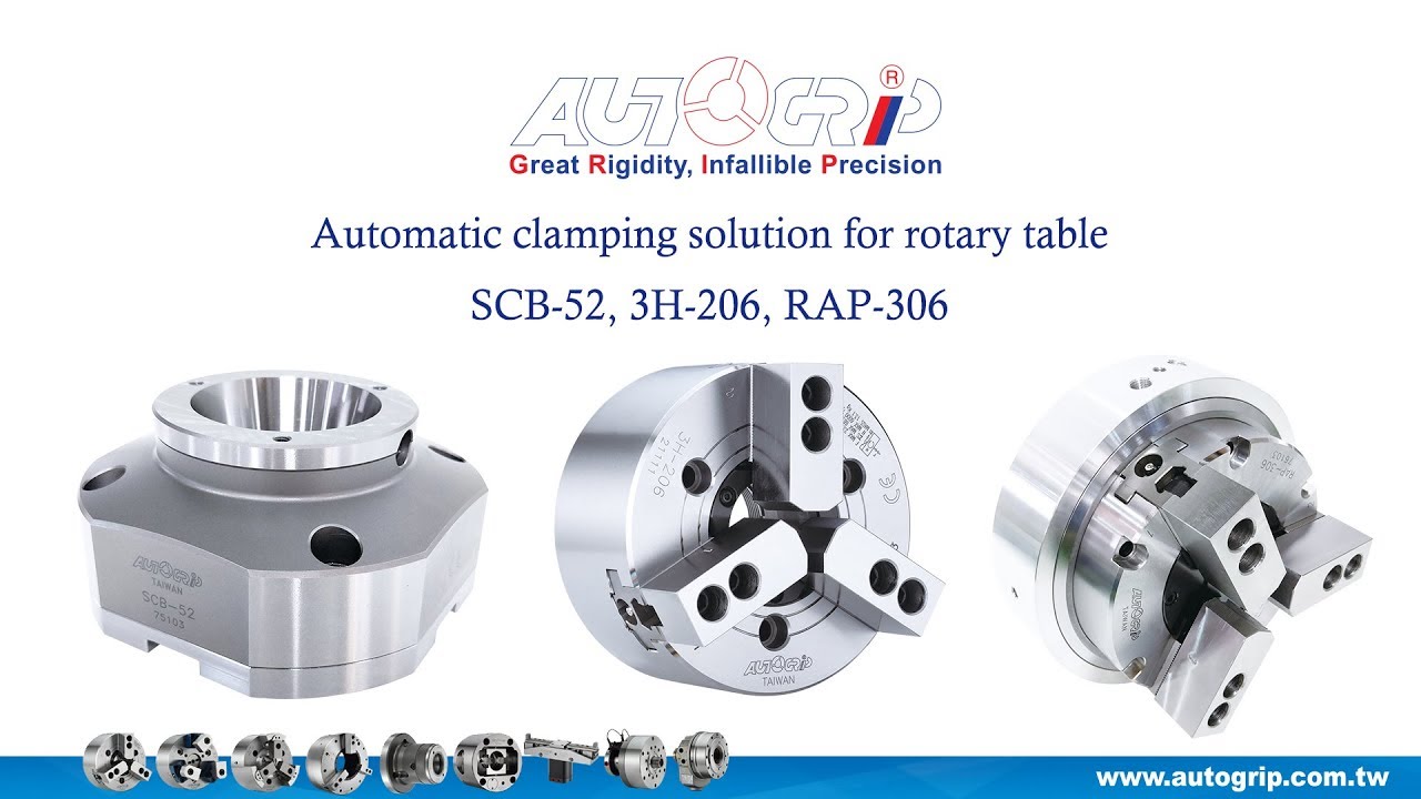 Automatic clamping solution for rotary table