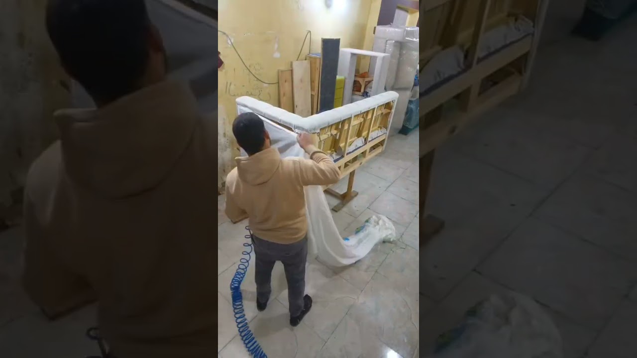 فرّش بيتك بنفسك: صنع كنبة جديدة كجزء من ركنة خطوة بخطوة! #ديكور #فرش_البيت #صناعة_الأثاث #كنبة #ركنة