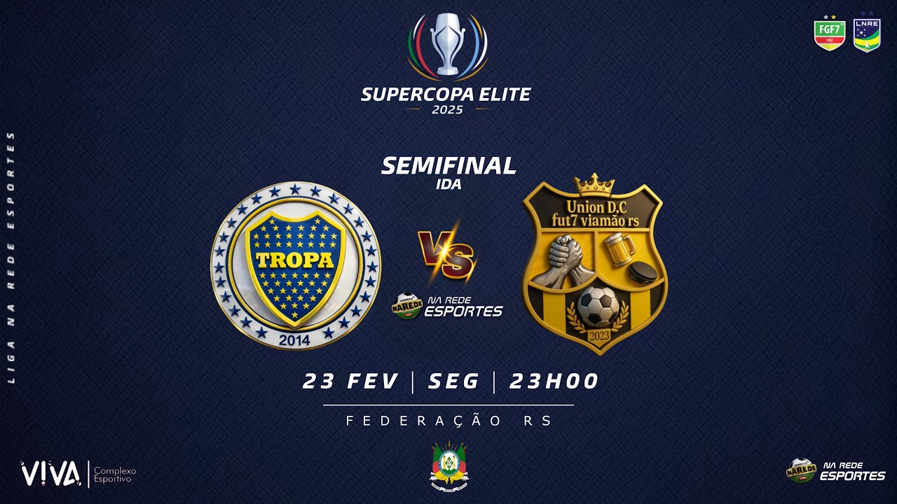 SEMIFINAL SUPERCOPA ELITE - Tropa Sarandi x Union DC