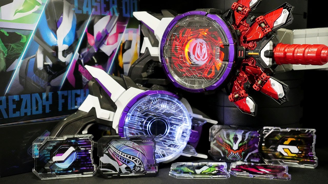 「4人のサポートライダーに変身！」仮面ライダー ジーン、ケケラ、キューン、ベロバ【PREMIUM DX メモリアルレーザーレイズライザー】早期購入特典 ブラックレイズライザーカード 仮面ライダーギーツ
