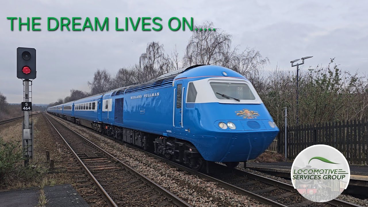 Trains at Doncaster and Swinton Station with the Midland Pullman and 69009 making a show 5/3/24