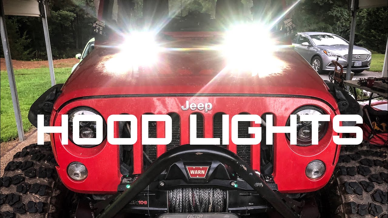 Hood Lights For A Jeep Wrangler