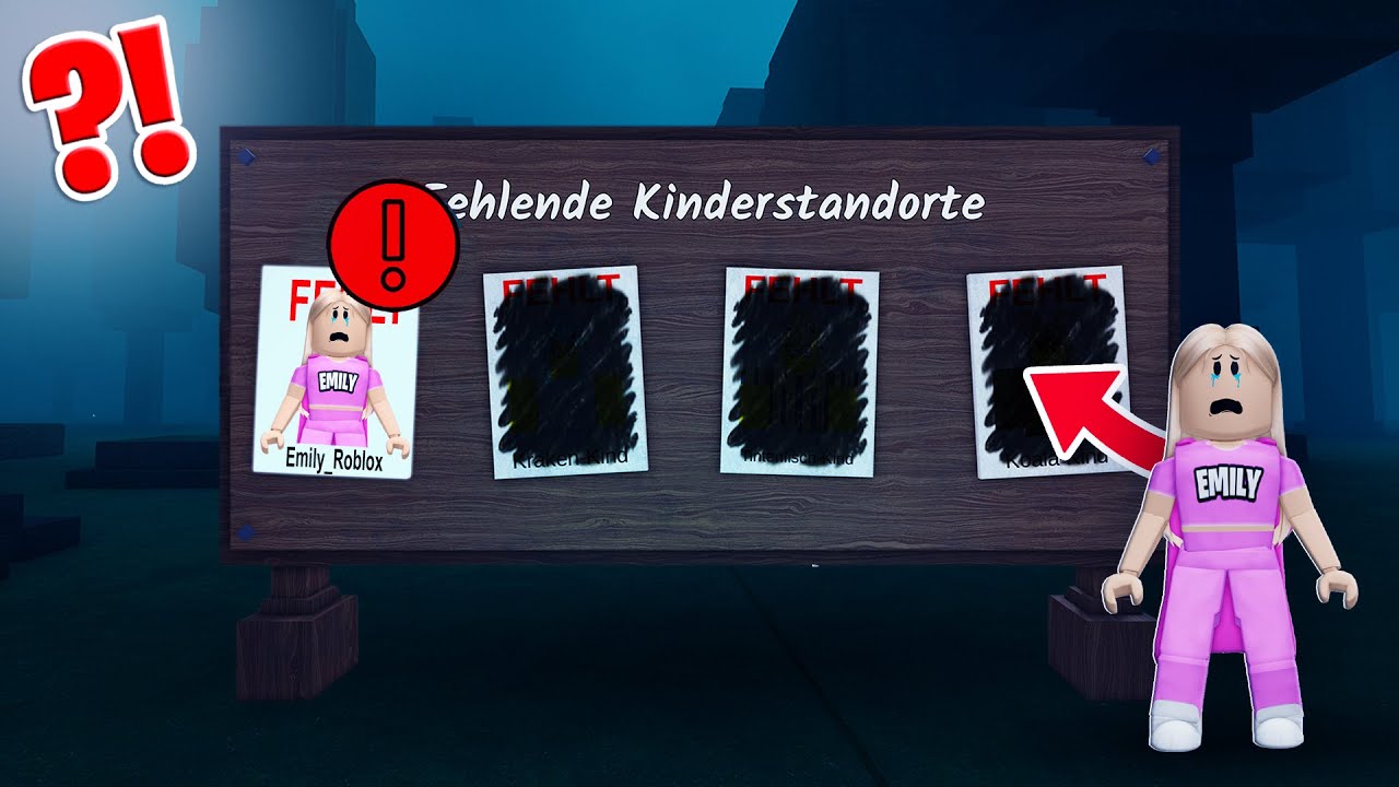 ICH bin das VERMISSTE Kind in 99 NÄCHTE 👀 (Roblox Horror Game)