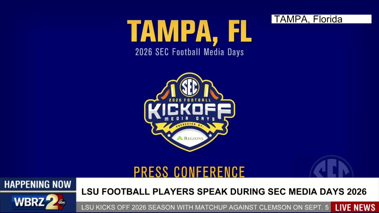 WATCH: LSU head coach Lane Kiffin speaks at SEC Media Days
