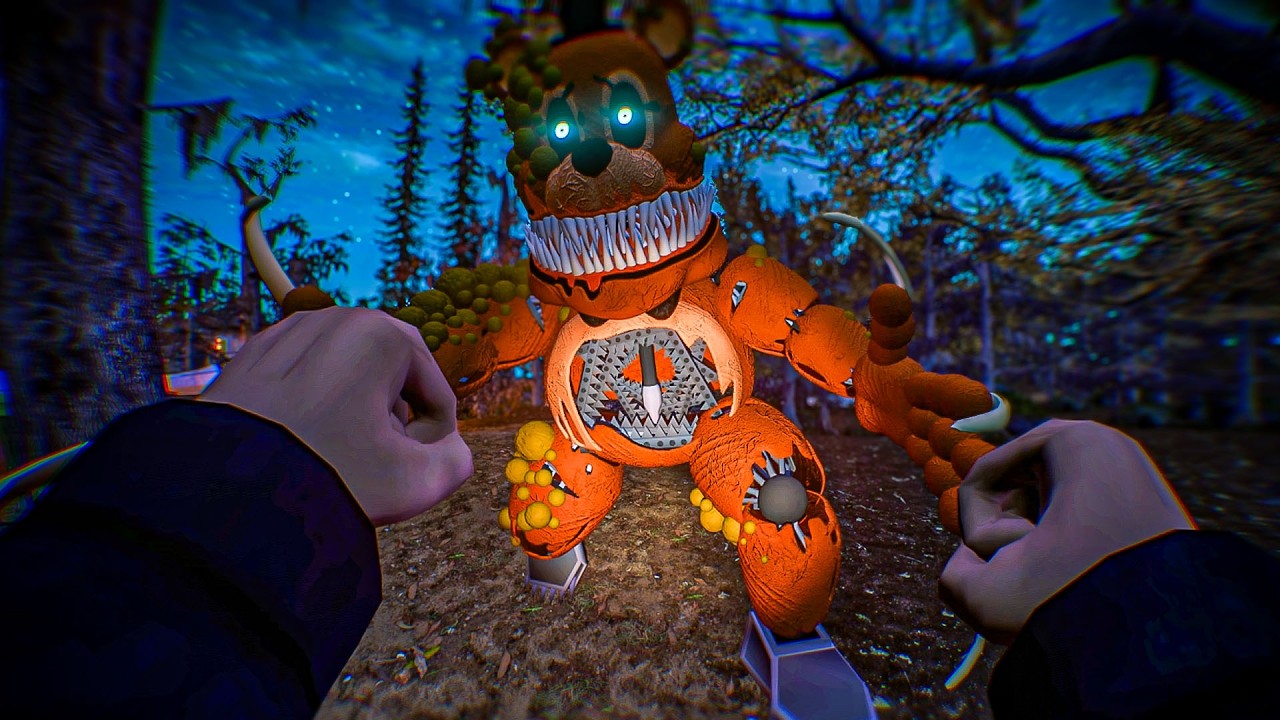uma pessoa de VERDADE controlando esse DEMONIO (PIOR QUE FNAF 4)