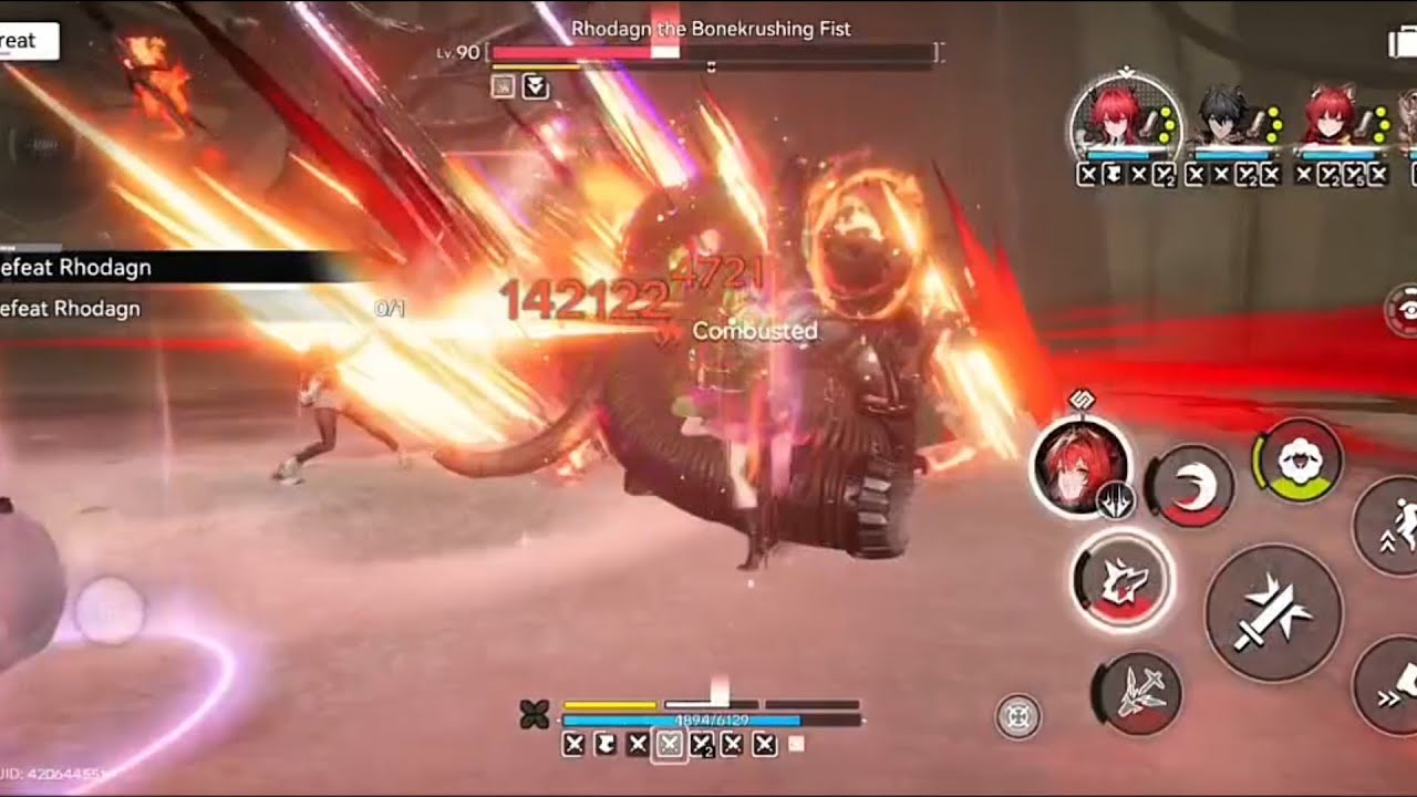 ARKNIGHTS ENDFIELD. LAEVATAIN LVL 80 SHOWCASE. RODAGN DEEP DIVE .(140K BURST DMG)