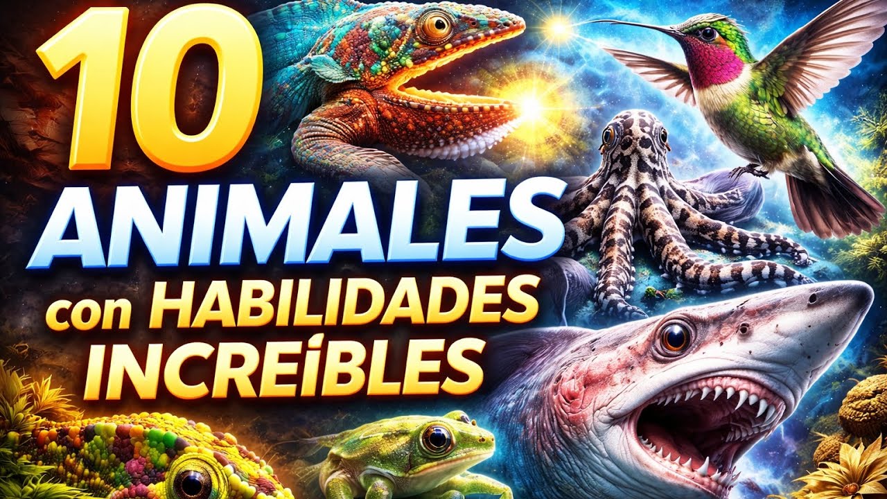 10 animales con habilidades tan increíbles que parecen imposibles 🧬