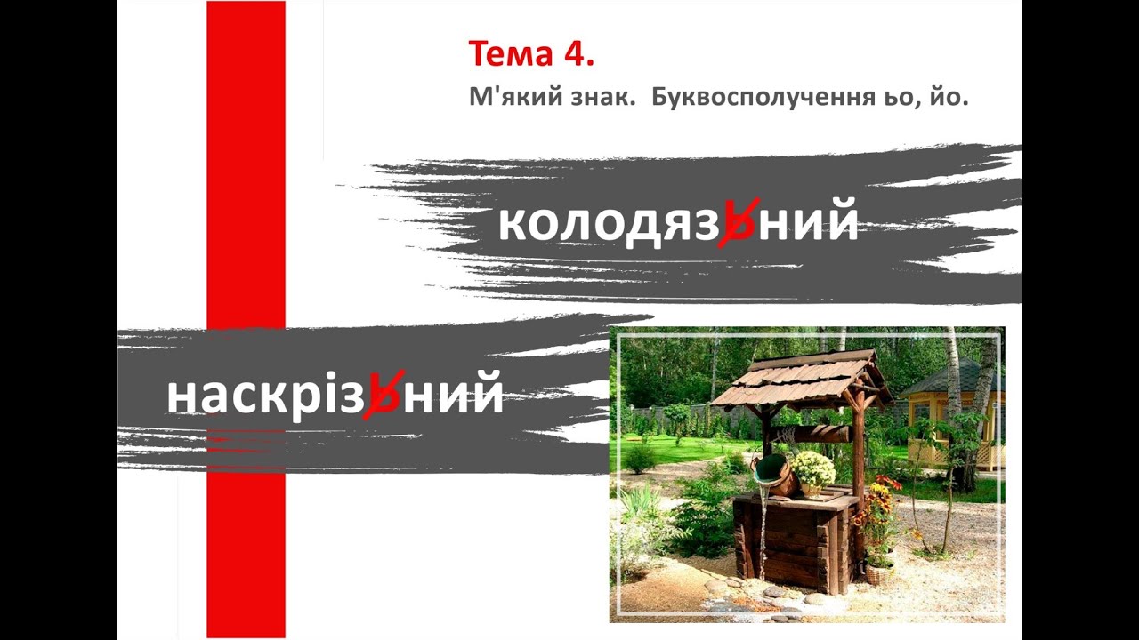 Підготовка до ЗНО 2021. Українська мова. ТЕМА 4. М'який знак. Сполучення  ьо, йо.