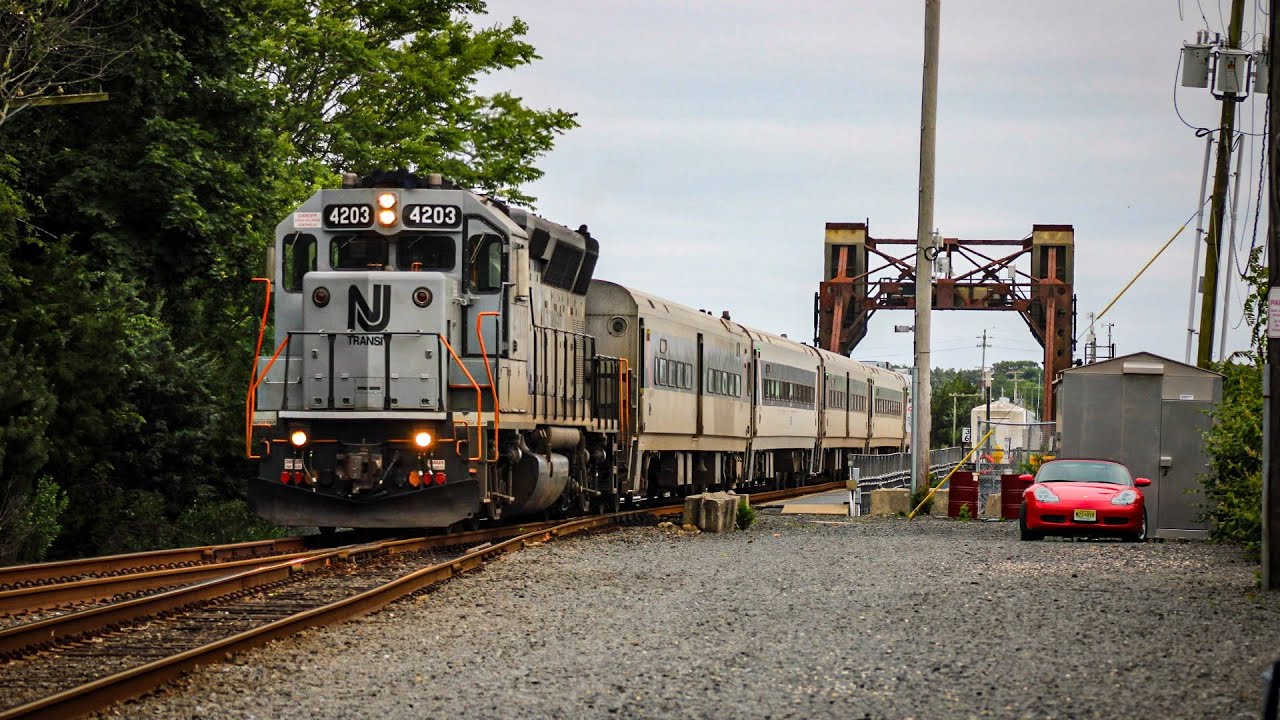 Geep on the Bayhead Shuttle | Railfanning Brielle & Manasquan, NJ 6/26/25