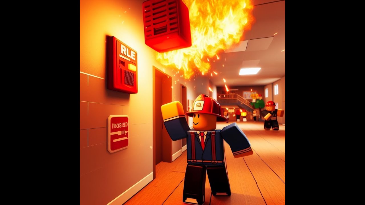 I played School Fire Alarm Testing(Roblox)