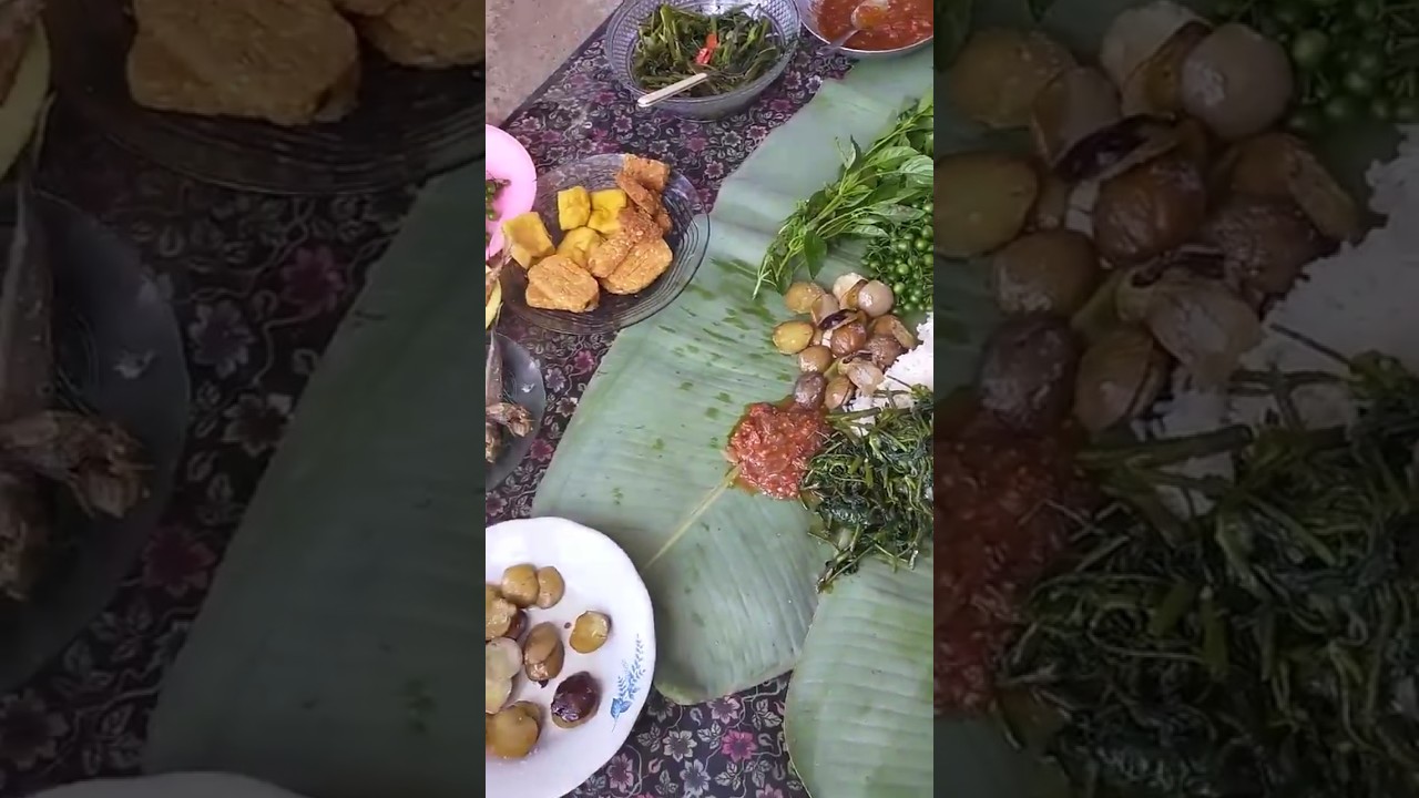 Makan Masakan Khas Sunda Mantap 👍🏻
