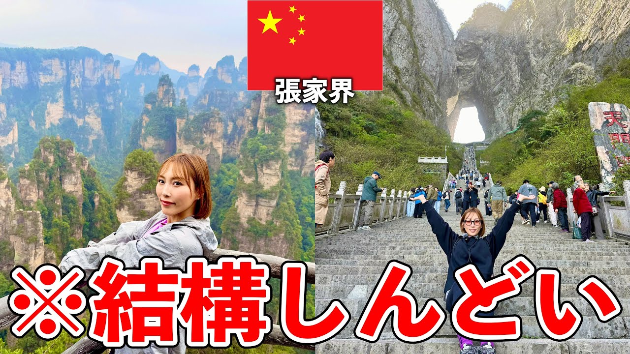 【アバターの世界】中国の景勝地、開発され過ぎてただただ過酷【張家界•武陵源】#258