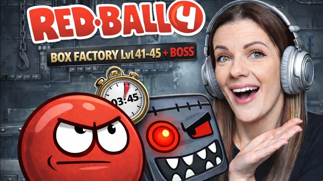 BOX FACTORY LVL 41-45 + BOSS 🔴 GRAM W RED BALL... ALE NA CZAS ! ✨|  RED BALL 4 🔴