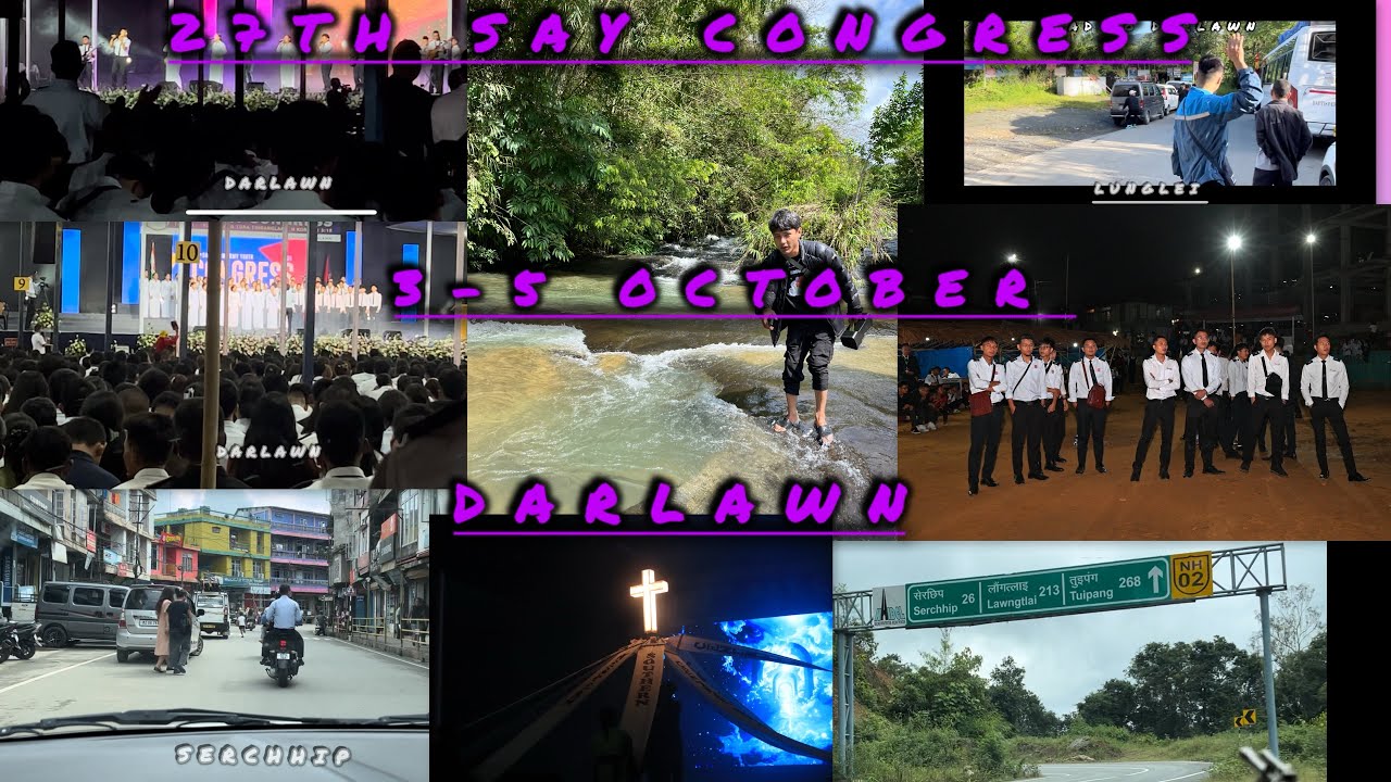 27th SAY CONGRESS|| Road to darlawn #iet #mizoram #wagonr #bus  ||KHAWMPUI kan nei na hmun darlawn||