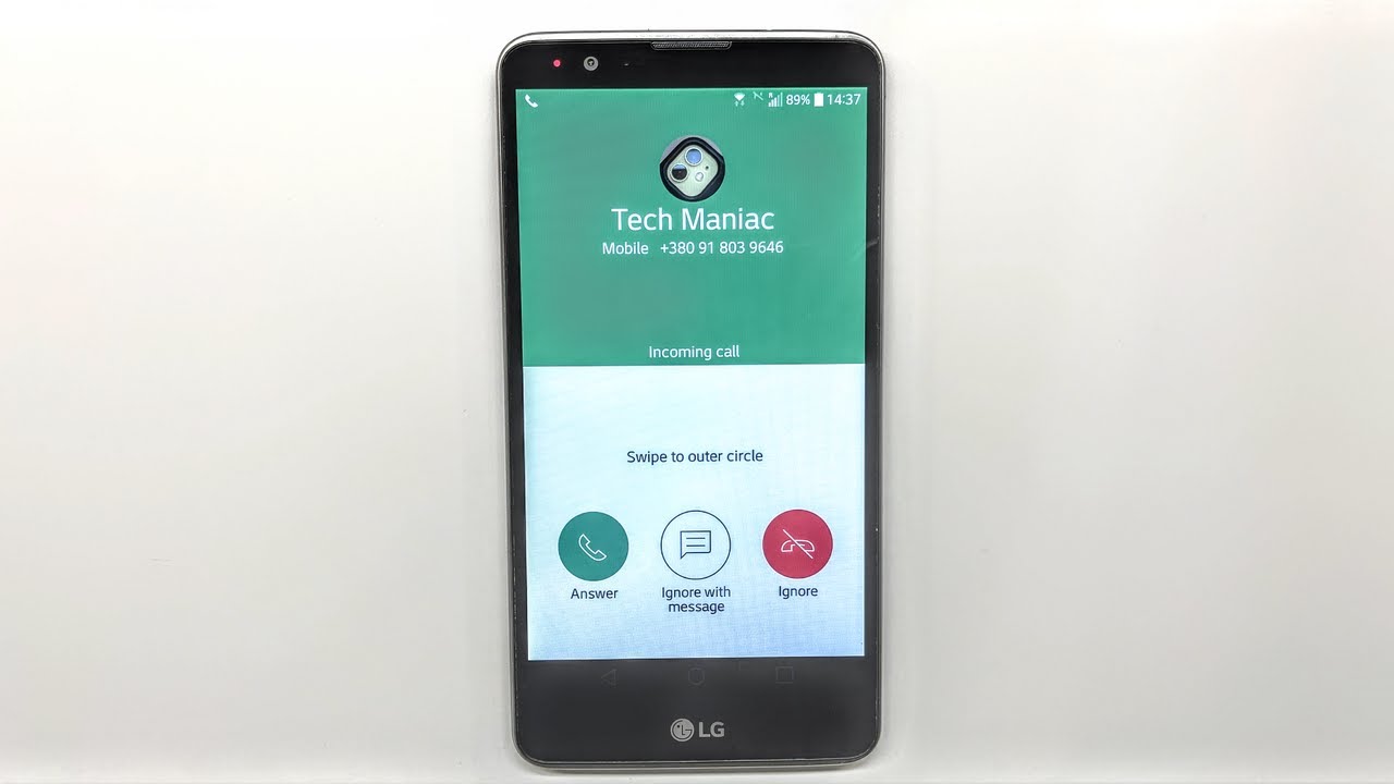 LG Stylo 2 V Incoming Call & Boot Animation