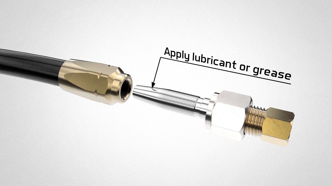 Dessalator hose assembly animation