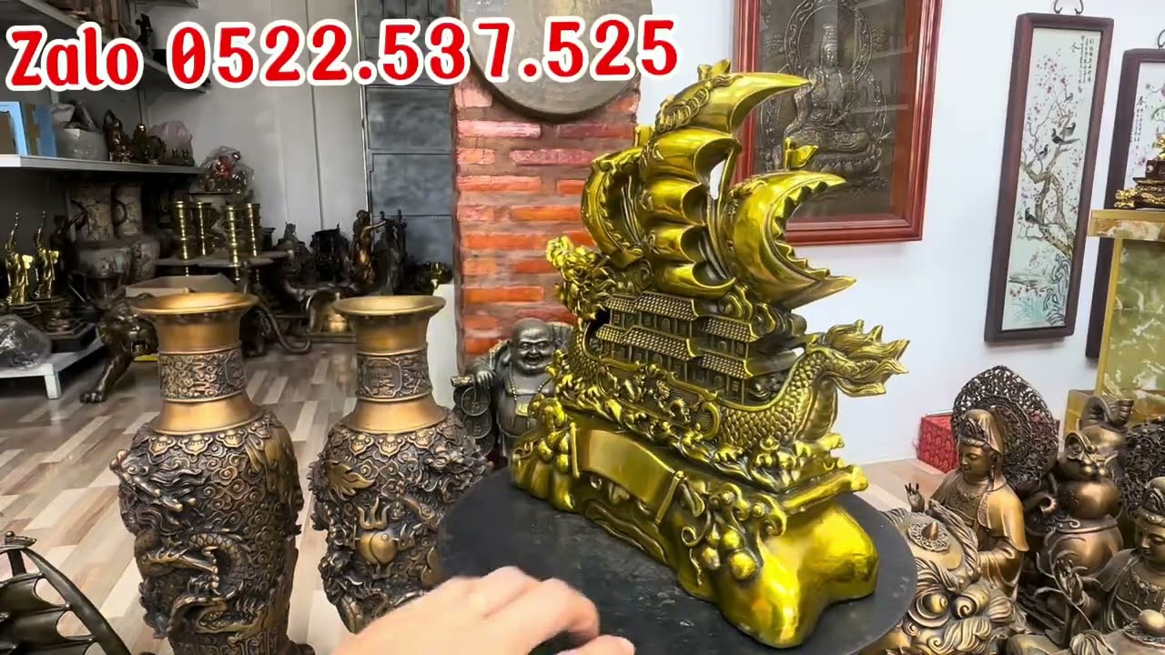 🔴🔴 Cặp bình song Long _ Tượng quan Âm _ Bình hồ lô _ Ngày 24/2 