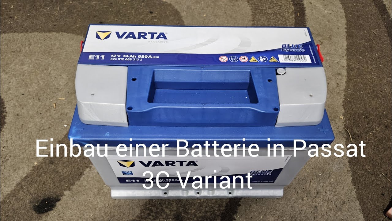 Einbau einer Batterie in den Passat 3C Variant